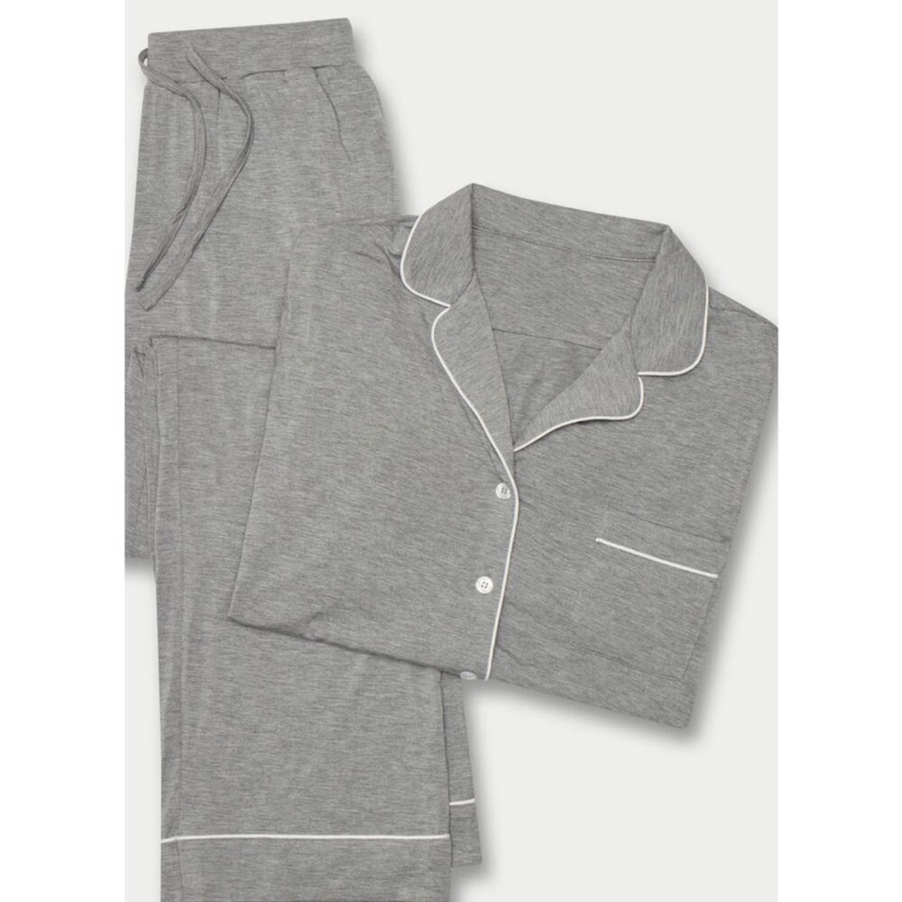 Cozy Earth Long Sleeve Bamboo Pajama Set Size S